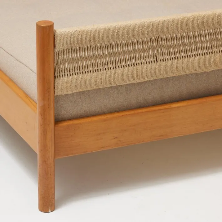 Pamono Bed attributed to Charlotte Perriand for Meribel, 1950s Clearance