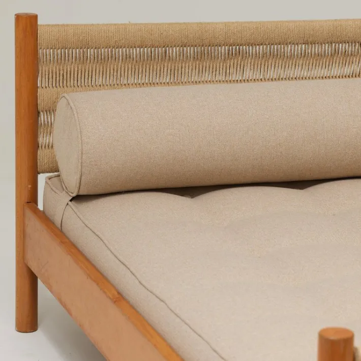 Pamono Bed attributed to Charlotte Perriand for Meribel, 1950s Clearance