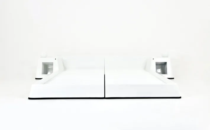 Pamono Bed attributed to Marc Held for Prisunic, 1970s Outlet