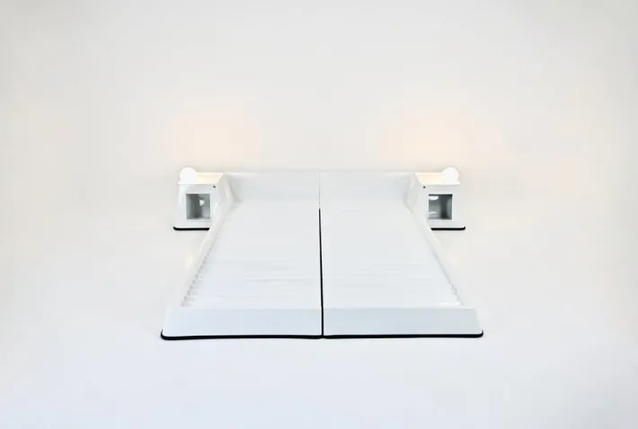 Pamono Bed attributed to Marc Held for Prisunic, 1970s Outlet