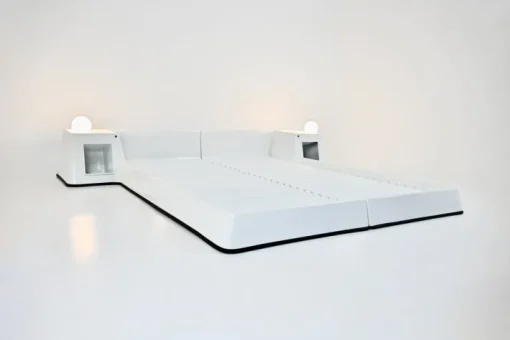 Pamono Bed attributed to Marc Held for Prisunic, 1970s Outlet