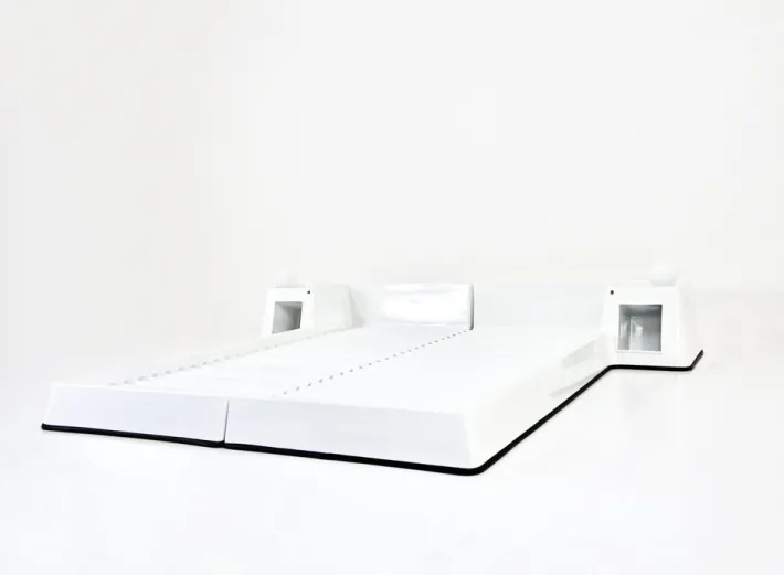 Pamono Bed attributed to Marc Held for Prisunic, 1970s Outlet