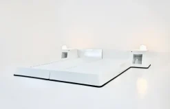Pamono Bed attributed to Marc Held for Prisunic, 1970s Outlet