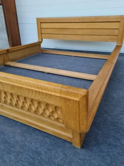Pamono Bed by Guillerme et Chambron for Votre Maison, 1970s Sale