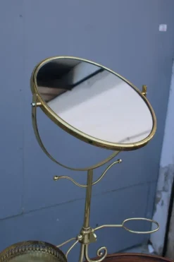 Pamono Bedroom Washstand with Basin, Pitcher, and Mirror Discount