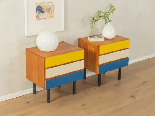 Pamono Bedside Tables from Musterring, 1960s, Set of 2