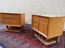 Pamono Bedside Tables in the style of Osvaldo Borsani, 1960s, Set of 2 New
