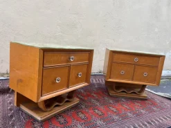 Pamono Bedside Tables in the style of Osvaldo Borsani, 1960s, Set of 2 New