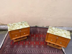 Pamono Bedside Tables in the style of Osvaldo Borsani, 1960s, Set of 2 New