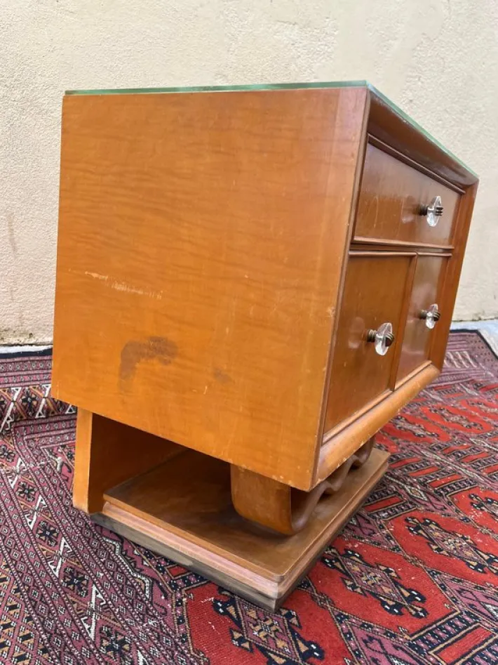 Pamono Bedside Tables in the style of Osvaldo Borsani, 1960s, Set of 2 New