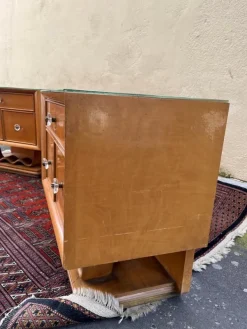 Pamono Bedside Tables in the style of Osvaldo Borsani, 1960s, Set of 2 New