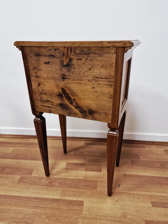 Pamono Bedside Tables in Walnut, 1950s, Set of 2 Hot