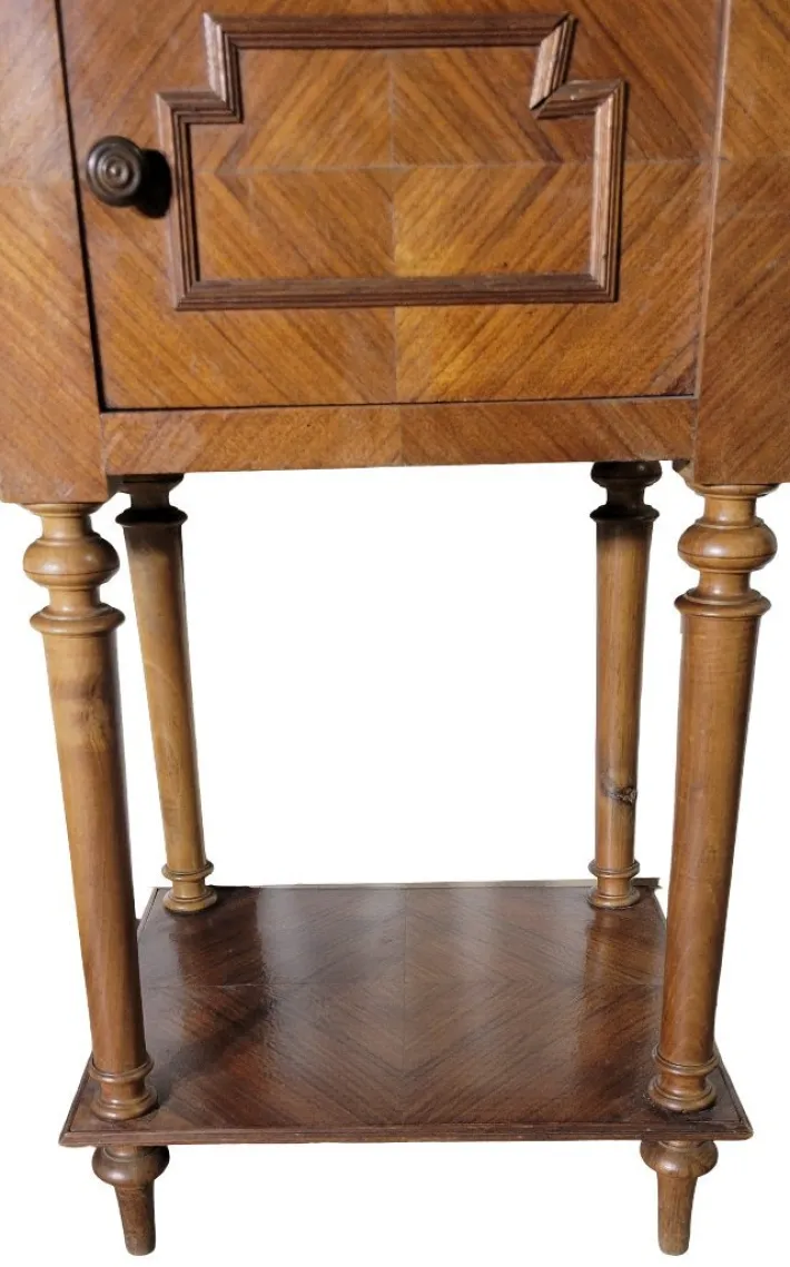 Pamono Bedside Tables in Walnut, Set of 2 Sale