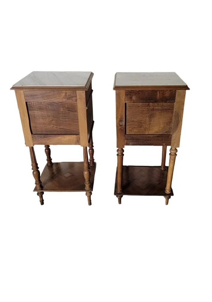 Pamono Bedside Tables in Walnut, Set of 2 Sale