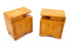 Pamono Bedside Tables, Poland, 1940s, Set of 2 Discount