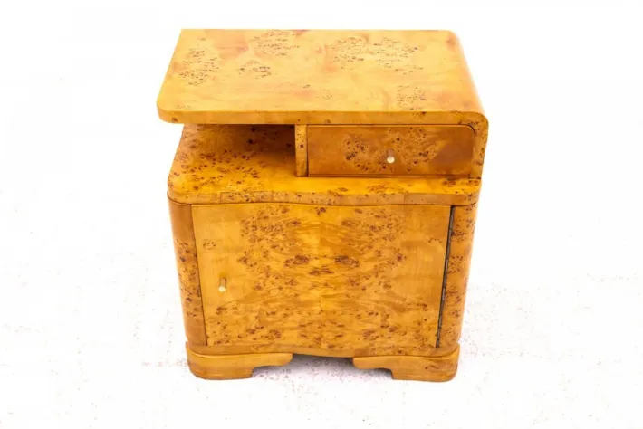 Pamono Bedside Tables, Poland, 1940s, Set of 2 Discount