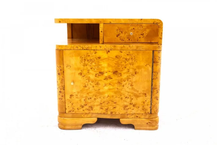 Pamono Bedside Tables, Poland, 1940s, Set of 2 Discount