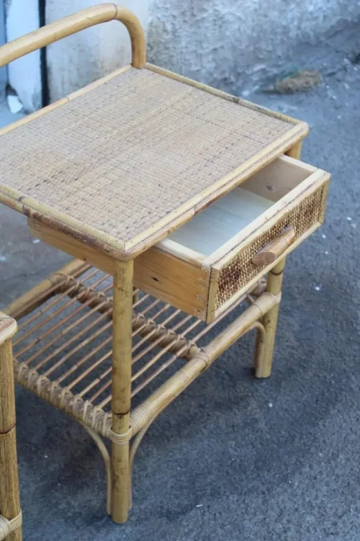 Pamono Bedside Tables with Drawer and Shelf, 1950s, Set of 2 Best