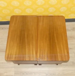 Pamono Bedside Tables with Glass Top, 1960s, Set of 2 New