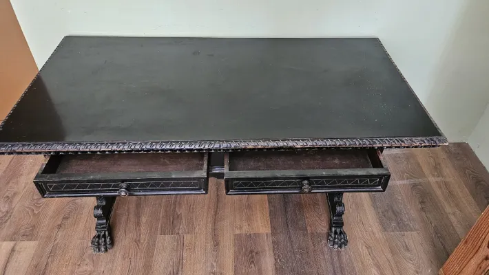 Pamono Beech Desk Table, 1930s