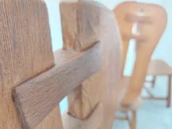 Pamono Belgian Brutalist Chairs by De Puydt, 1960s, Set of 4 Best
