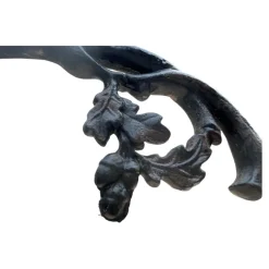 Pamono Bench in Cast Iron with Decor of Branches and Snakes, 1900