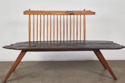 Pamono Bench in the style of George Nakashima, 1960s Best