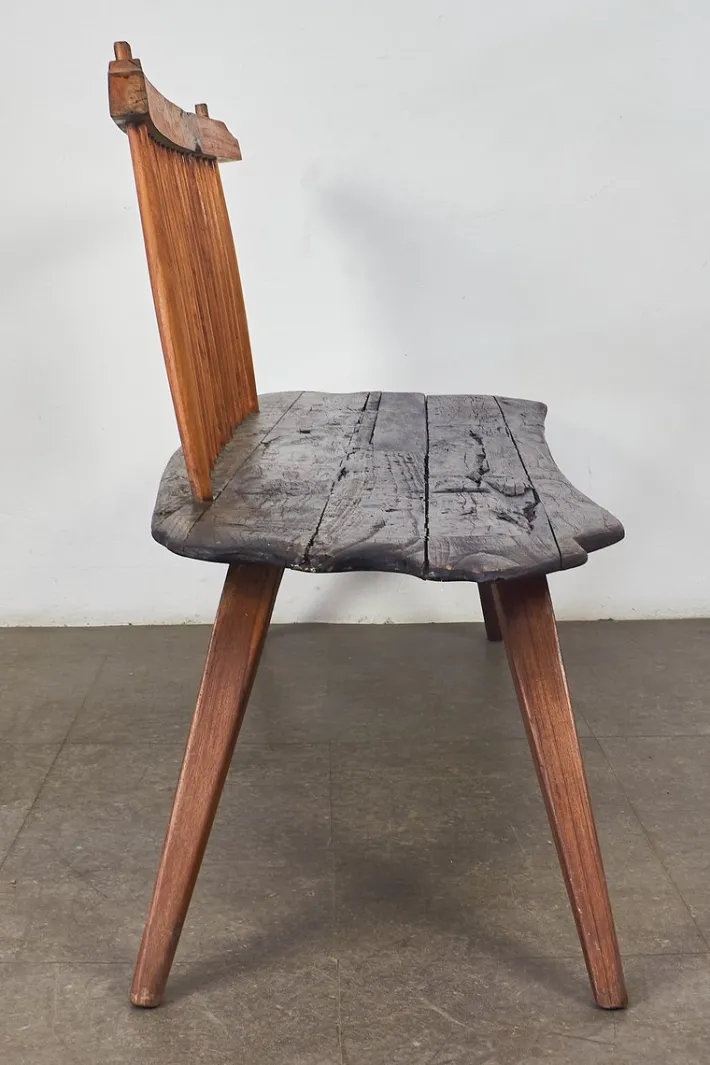 Pamono Bench in the style of George Nakashima, 1960s Best