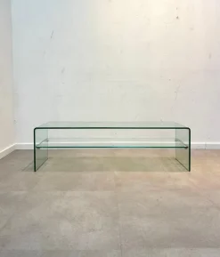 Pamono Bent Glass TV-Table or Console New