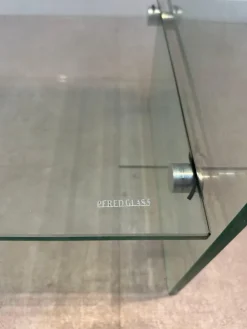 Pamono Bent Glass TV-Table or Console New
