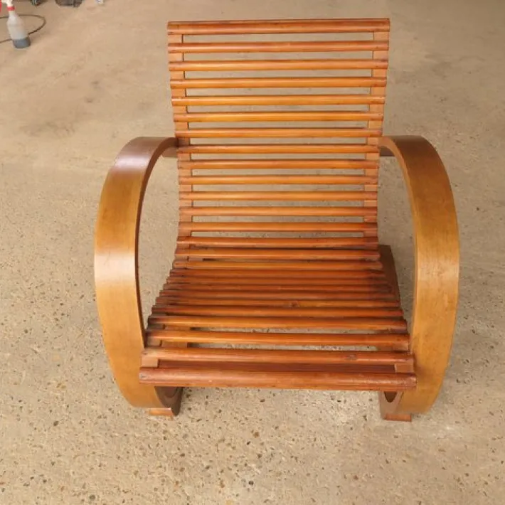 Pamono Bentwood Loungers, 1940s, Set of 2 Sale