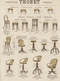 Pamono Bentwood No. 9 Swivel Chair attributed to J. J. Kohn for Thonet, 1886 Sale