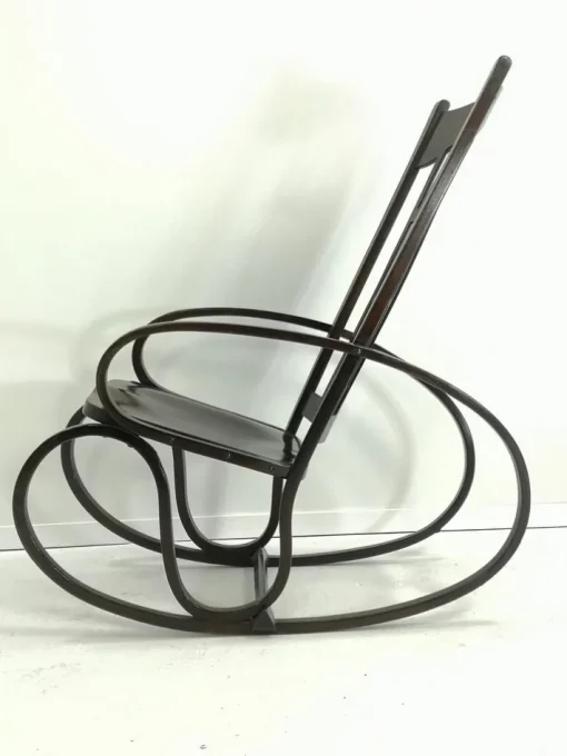 Pamono Bentwood Rocking Chair by Gustav Siegel for Jacob & Josef Kohn, 1910s Online