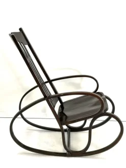 Pamono Bentwood Rocking Chair by Gustav Siegel for Jacob & Josef Kohn, 1910s Online