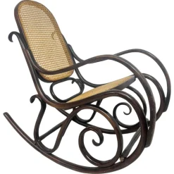 Pamono Bentwood Rocking Chair from Thonet, 1940s New