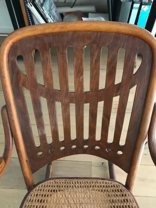 Pamono Bentwood Rocking Chair Nr 71 from Thonet, 1910s