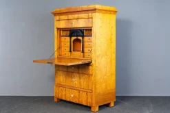 Pamono Biedermeier Birch & Elm Secretary Hot