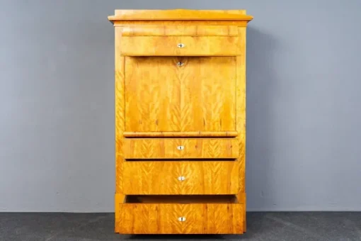 Pamono Biedermeier Birch & Elm Secretary Hot