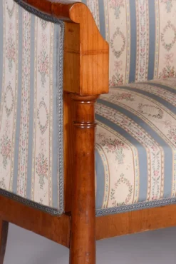 Pamono Biedermeier Birch Seating Set, Vienna, Austria, 1830s, Set of 3 Clearance