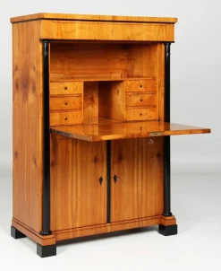 Pamono Biedermeier Cherrywood Secretary, 1830s Clearance