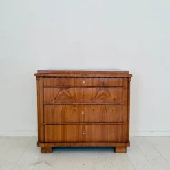 Pamono Biedermeier Chest of Drawers in Cherrywood with Columns, 1820s Online
