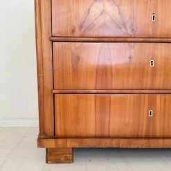 Pamono Biedermeier Chest of Drawers in Cherrywood with Columns, 1820s Online