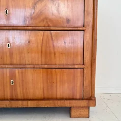 Pamono Biedermeier Chest of Drawers in Cherrywood with Columns, 1820s Online
