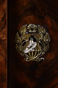 Pamono Biedermeier Corner Cabinet in Walnut, Austria, 1830s Discount