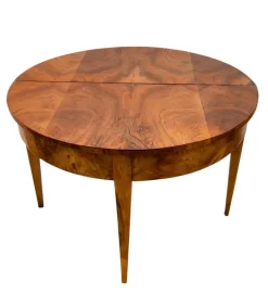 Pamono Biedermeier Demi Lune Fold-Out Table in Walnut Best