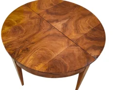 Pamono Biedermeier Demi Lune Fold-Out Table in Walnut Best