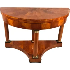 Pamono Biedermeier Demi-Lune Table, 1810s Hot