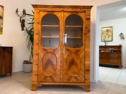 Pamono Biedermeier Display Cabinet in Walnut Online