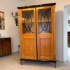 Pamono Biedermeier Display Cabinet in Oak Hot