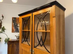 Pamono Biedermeier Display Cabinet in Oak Hot